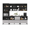 Cozinha Modulada 5 Peças 9 Portas 6 Gavetas Lumina Itatiana