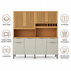 Cozinha Compacta 100% MDF 8 Portas 2 Gavetas Concord Ronipa