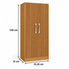 Armário Multiuso 2 Portas 130x51cm MTU 040 Rei Móveis