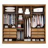 Guarda-Roupa Casal Robust com Espelho 6 Portas 6 Gavetas Novo Horizonte