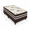 Cama Box Solteiro Conjugada 88x53  Confort Max  Bacetto