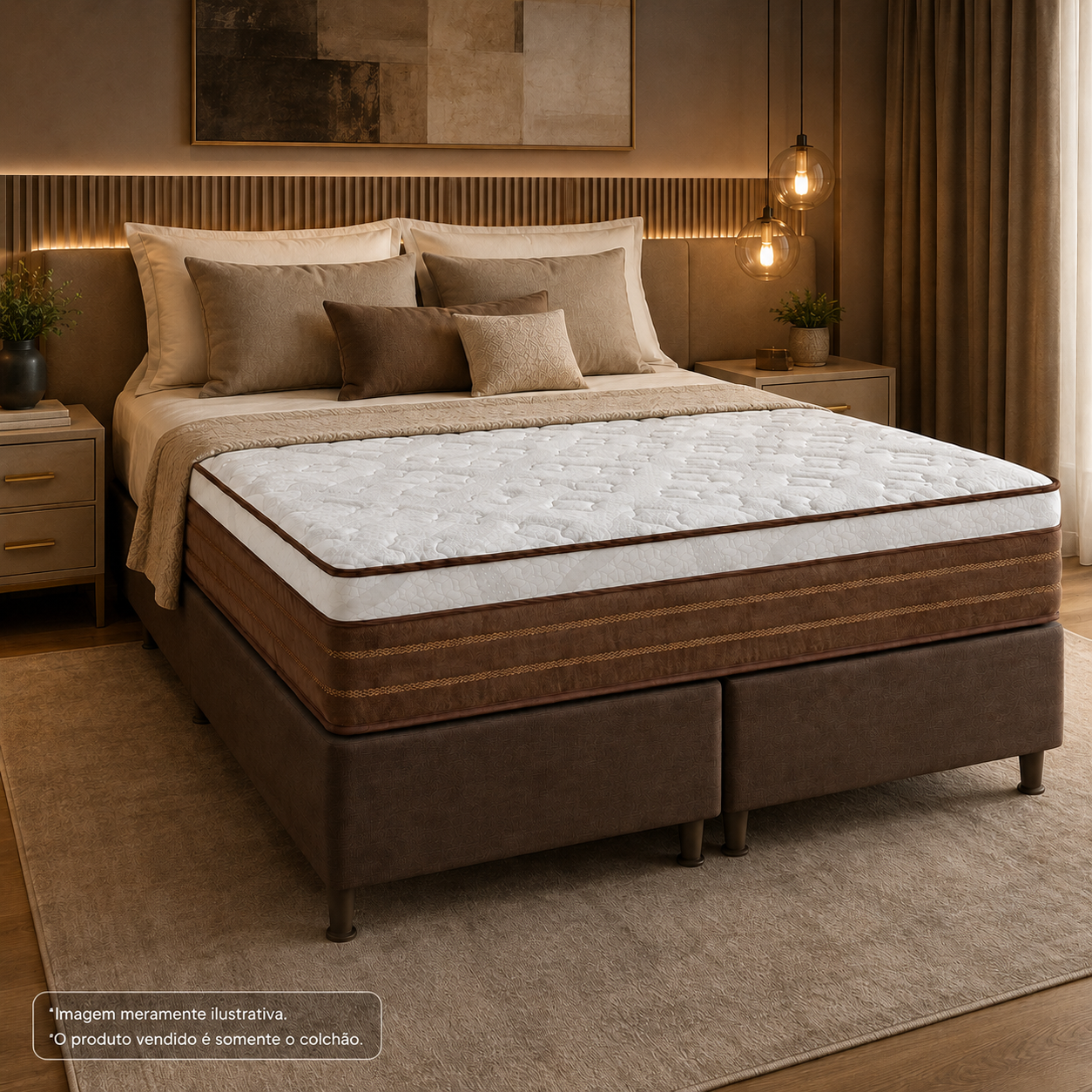 Colchão Queen D28 158x188 Molas Miracoil Intense Reconflex