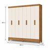 Guarda-Roupa Casal 8 Portas 2 Gavetas Marajó Moval