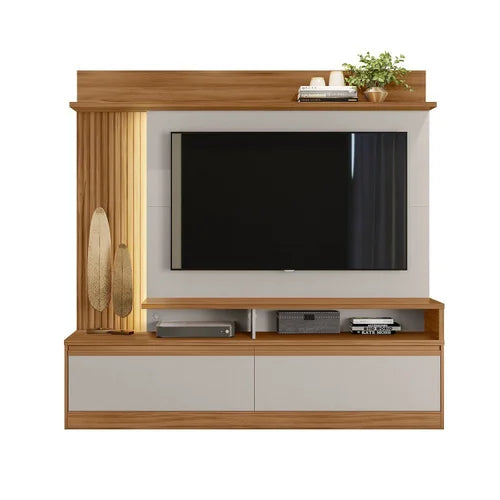 Home Para TV até 60" 2 Portas LED NT1295 Notável Móveis - FREIJO/OFF