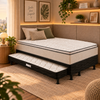 Cama Box Com Auxiliar Solteiro 88x188cm Double Reconflex