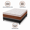 Cama Box Casal (Colchão + Base) 138x188cm Intense Reconflex