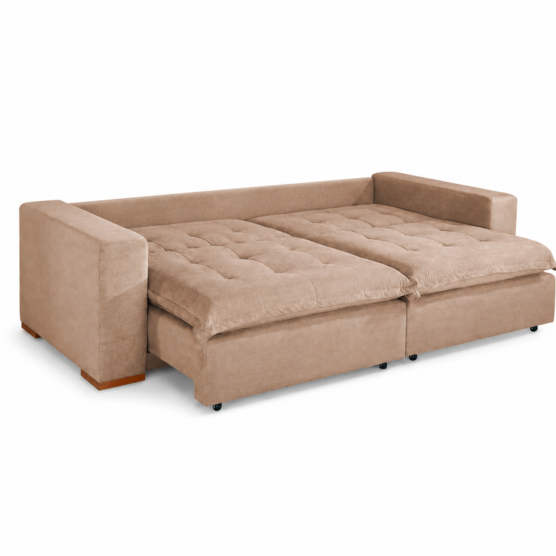 Conjunto de Sofá 3x2 Lugares Milano Design