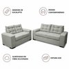 Conjunto de Sofá 2x3 Lugares Torun Masterflex