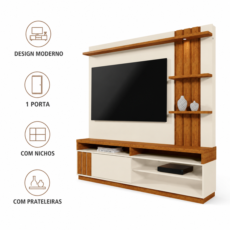 Home Para Tv Até 55" Mariana Mobler