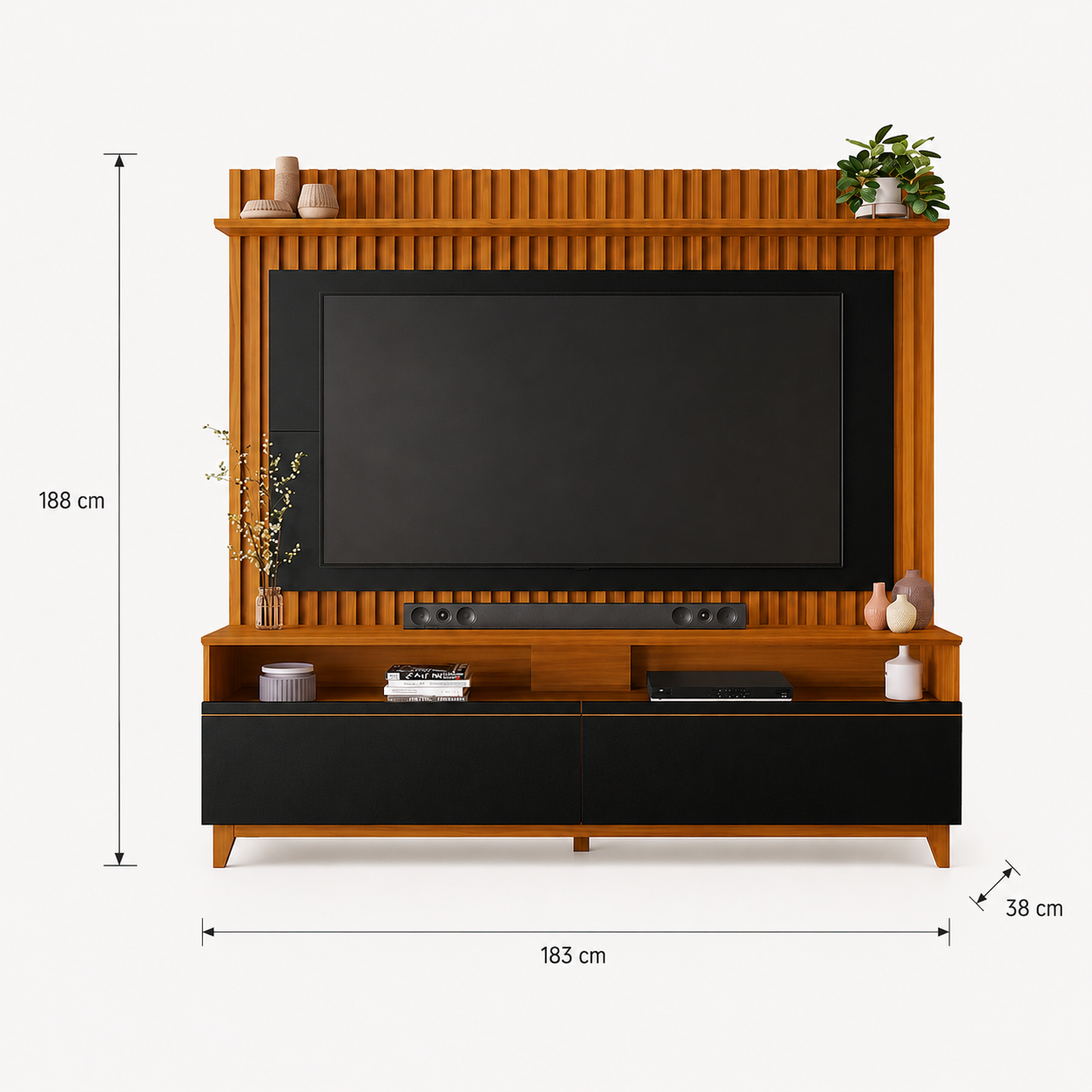 Home para Tv até 65 Polegadas Ripado Notável