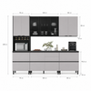 Cozinha Modulada 5 Peças 9 Portas 6 Gavetas Lumina Itatiana
