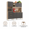 Cozinha Compacta 6 Portas 2 Gavetas Select Demóbile