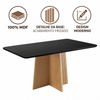 Mesa de Jantar 6 Lugares 100% MDF Isa Sonetto