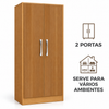 Armário Multiuso 2 Portas 130x51cm MTU 040 Rei Móveis