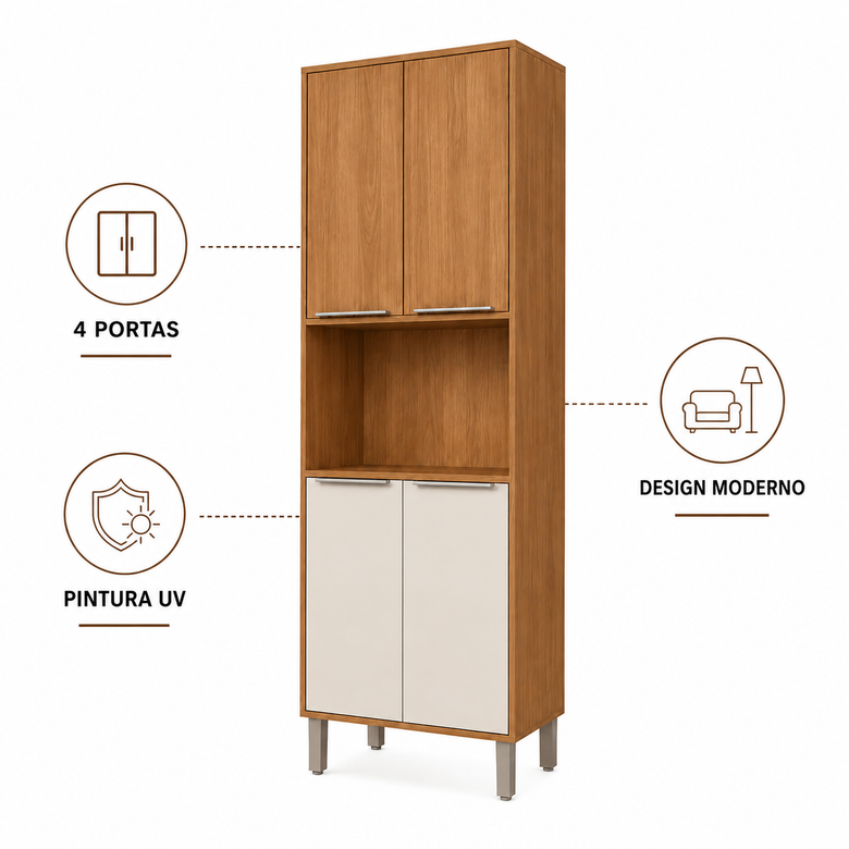 Torre Quente Divina 70cm 4 Portas MGM
