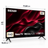 Smart TV Semp 32" Full HD Roku TV 32S42R