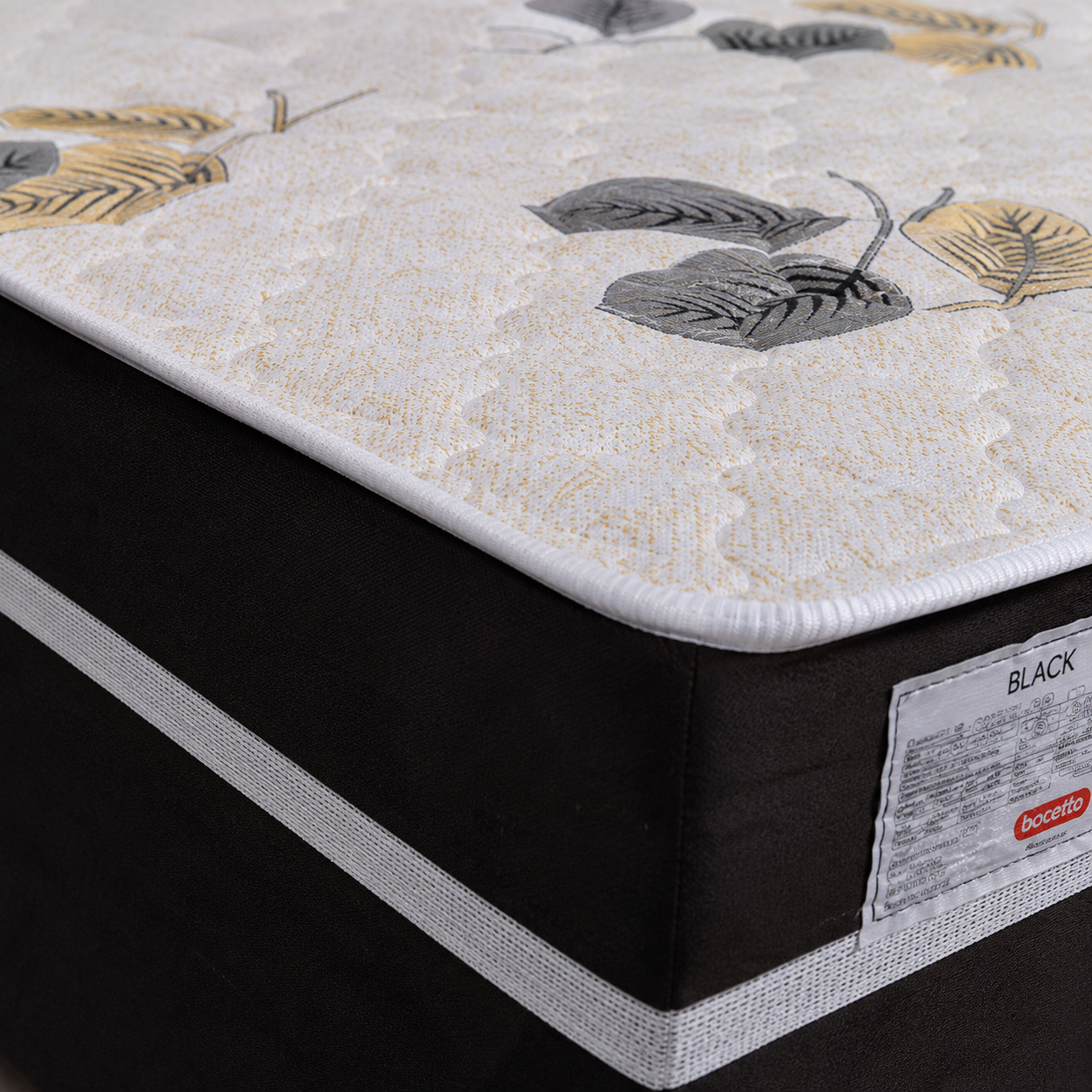 Cama Box Solteiro Conjugada D28 88x188 Black Bacetto