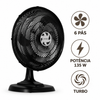 Ventilador De Mesa Ventisol Turbo 6 Pás 50cm