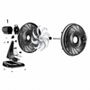 Ventilador Mesa e Parede WAP Flow Turbo Eco 8 Pás