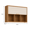 Armário Aéreo 120Cm 1 Portas Basculhante Eloise MGM