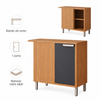 Balcão de Canto 100% MDF 1 Porta 92cm Eloíse MGM