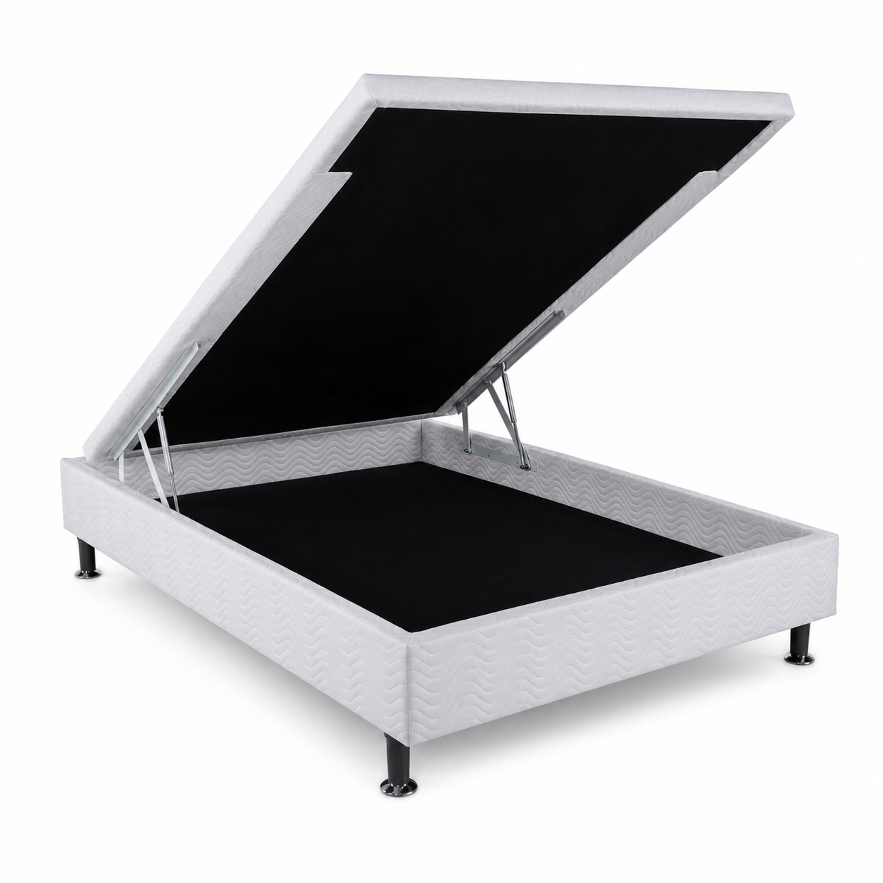 Base Baú Physical Casal (138x188x25) - Ortobom - BRANCO