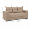 Conjunto de Sofá 3x2 Lugares Santa Catarina Bacetto