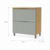 Balcão De Cozinha 1 Porta Basculante 1 Gaveta 80Cm Marquesa Nesher