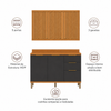 Cozinha Compacta MDF 5 Portas 3 Gavetas Sauvignon Ronipa