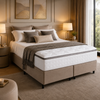 Cama Box Queen (Colchão + Base Bipartida) Molas Ensacadas Kings Gazin