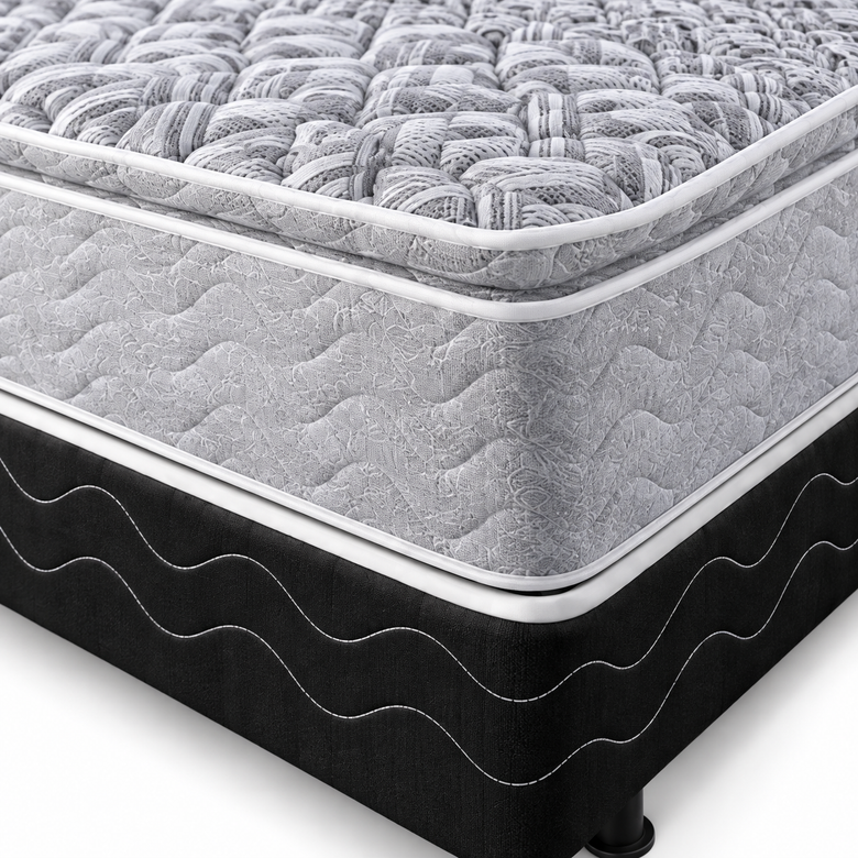 Cama Box Casal (Colchão + Base) D28 Diamante Design