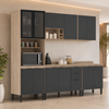 Cozinha Modulada 5 Peças 13 Portas 2 Gavetas Firenze Demóbile