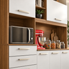Cozinha Compacta 6 Portas 2 Gavetas Select Demóbile