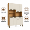 Cozinha Compacta 100% MDF 8 Portas 1 Gaveta Tannat Ronipa