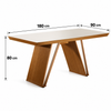 Mesa de Jantar 4 Lugares Ravena Lj Móveis