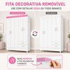 Guarda-Roupa Solteiro 4 Portas 2 Gavetas Astro Demóbile