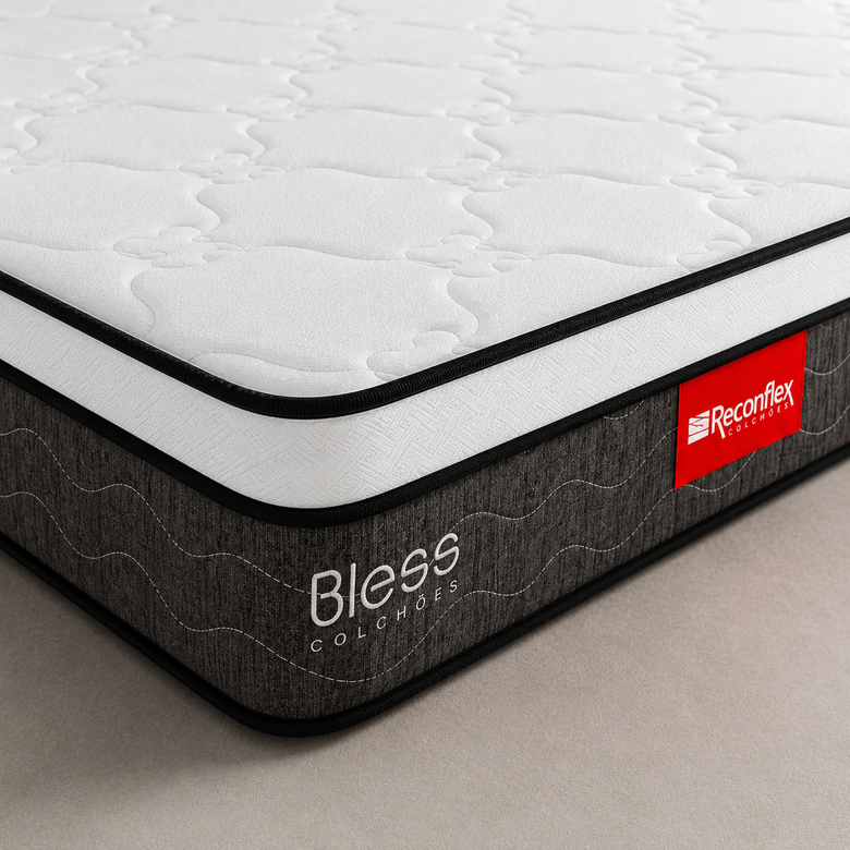 Colchão Casal  D28 188X138cm Bless  Reconflex