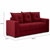 Conjunto de Sofá 3x2 Lugares Santa Catarina Bacetto