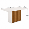 Mesa de Jantar 160X90cm Cris Sonetto