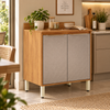 Balcão De Cozinha 100% MDF 80cm Com Tampo Plena Demóbile