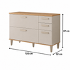 Balcão Bella 120cm 1 Porta Basculante 4 Gavetas MGM