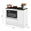 Balcão Cooktop Para Cozinha 1 Porta 1 Gaveta NT 3050 Notável