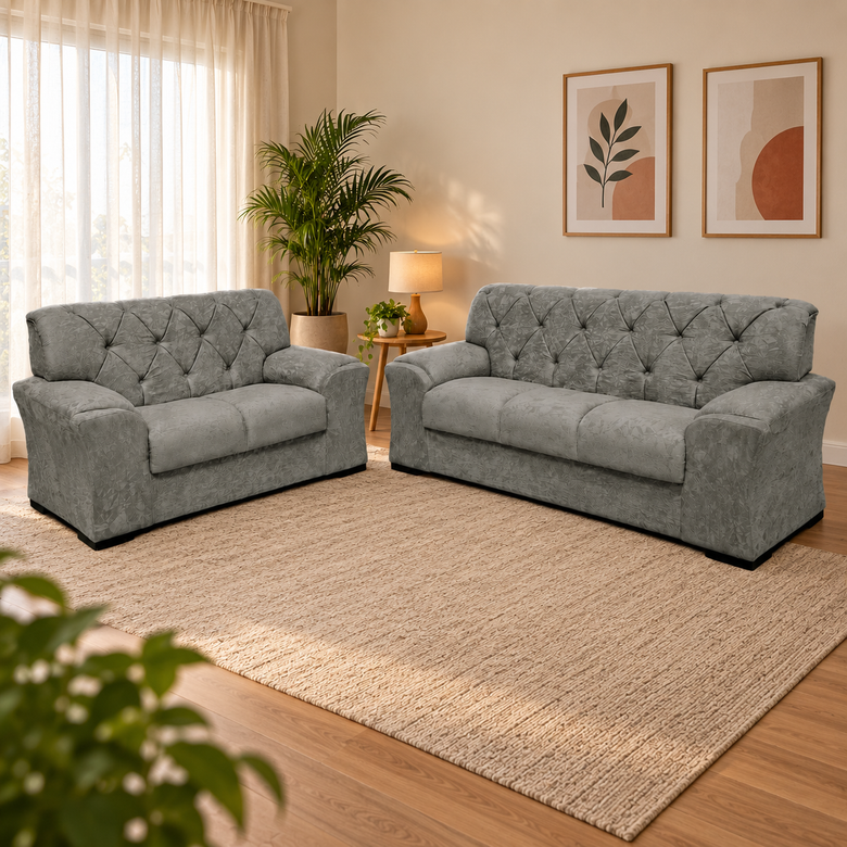 Conjunto De Sofá 2 e 3 Lugares Caribe Masterflex