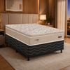 Cama Box Casal (Base + Colchão) Vogue Ouro Design