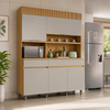 Cozinha Compacta 100% MDF 5 Portas 2 Gavetas Realeza Nesher