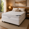 Cama Box Casal (Colchão + Base) 138x188x62 Molas Ensacadas Ortobom