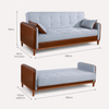 Sofá Cama D28 3 Lugares Unique Design