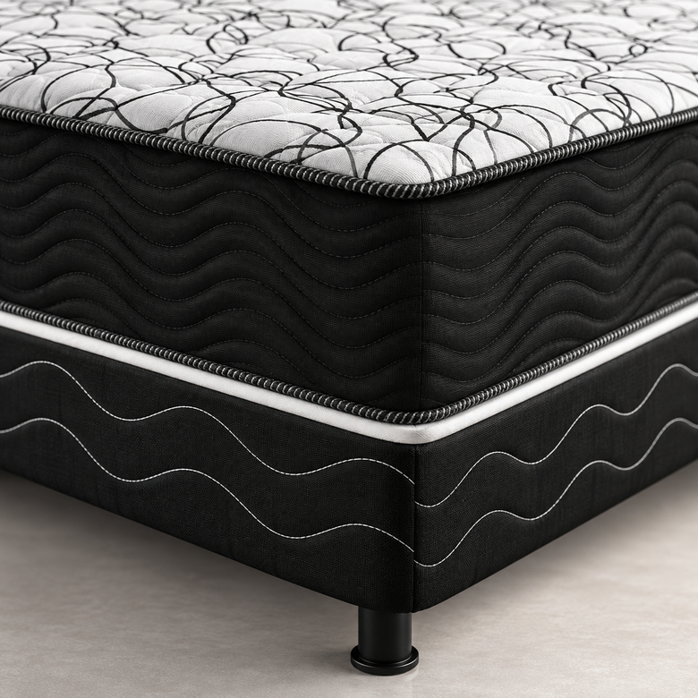 Cama Box Casal (Colchão + Base) D45 Airtech Ortobom