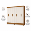 Guarda-Roupa Casal 8 Portas 2 Gavetas Marajó Moval