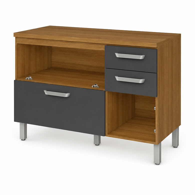 Cozinha Compacta 100% MDF 4 Portas 3 Gavetas Princesa Nesher